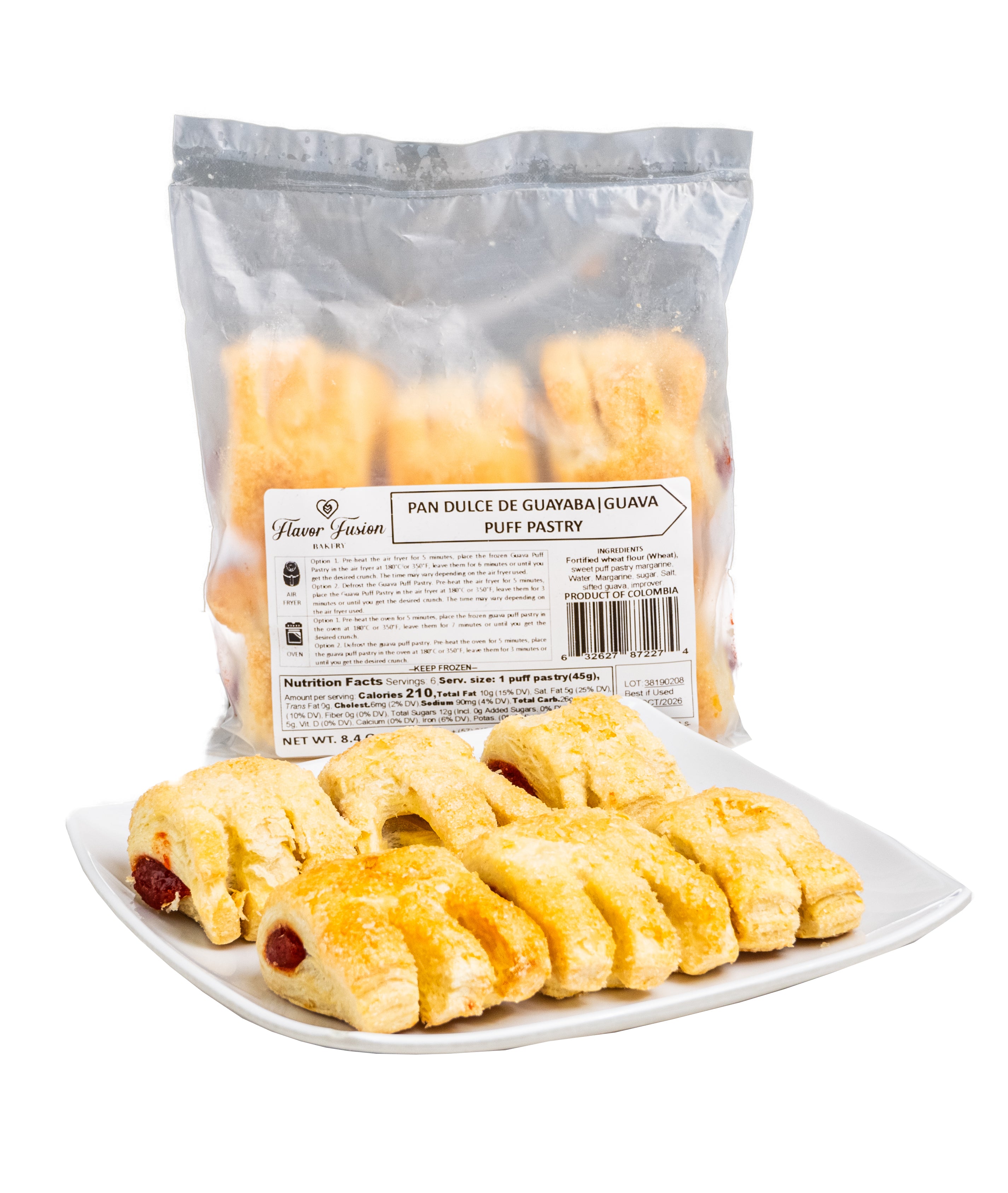 Caja de Pastel de Guayaba x 60 Unidades